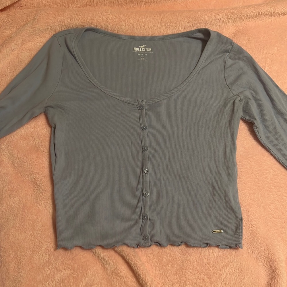 Light Blue Baby Tee